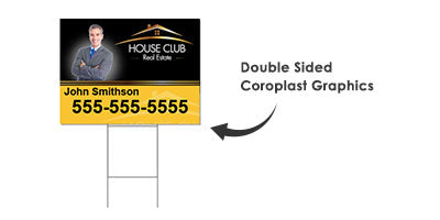 Lawn Signs with H Stake